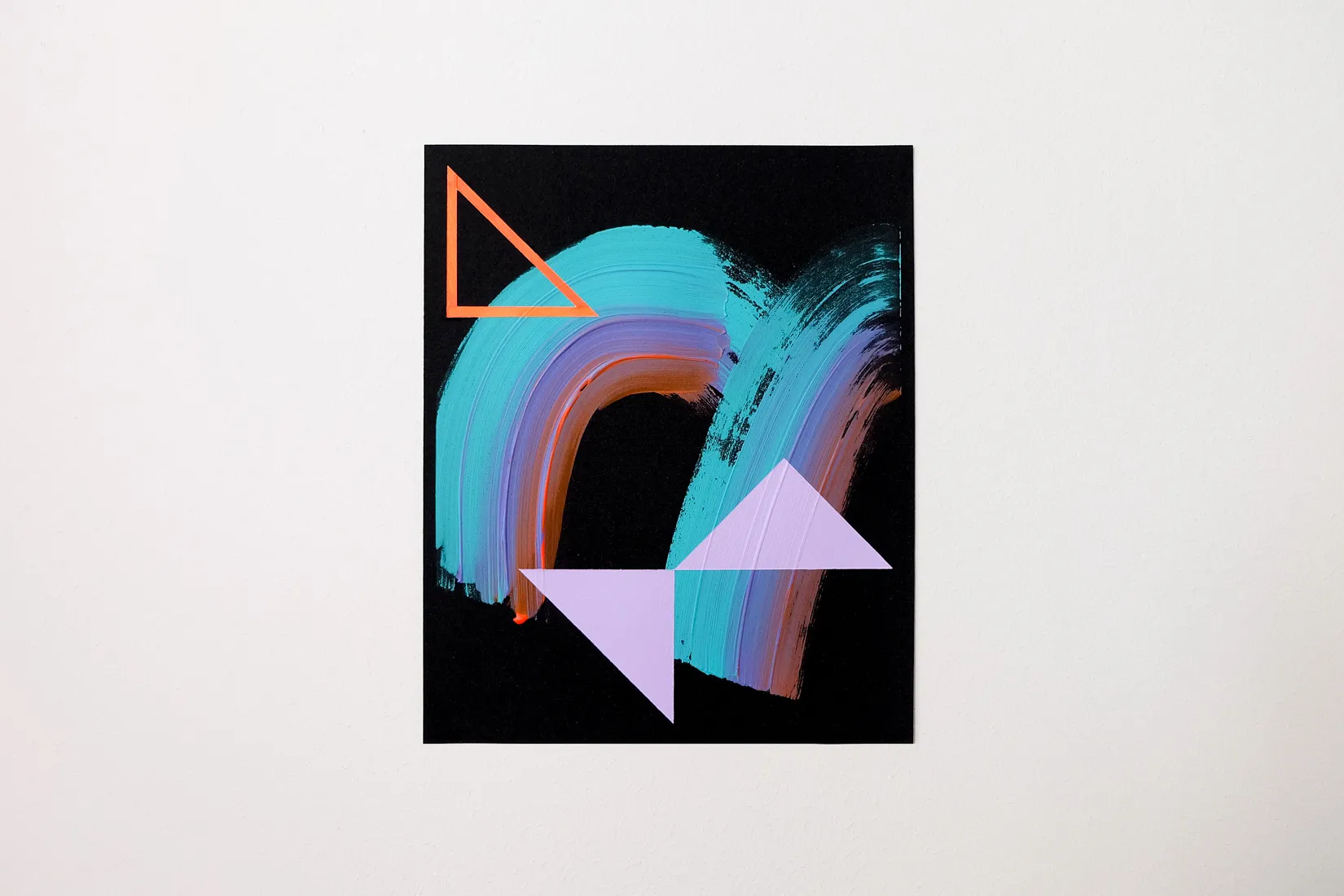 Horizon, acrylic on sandpaper
