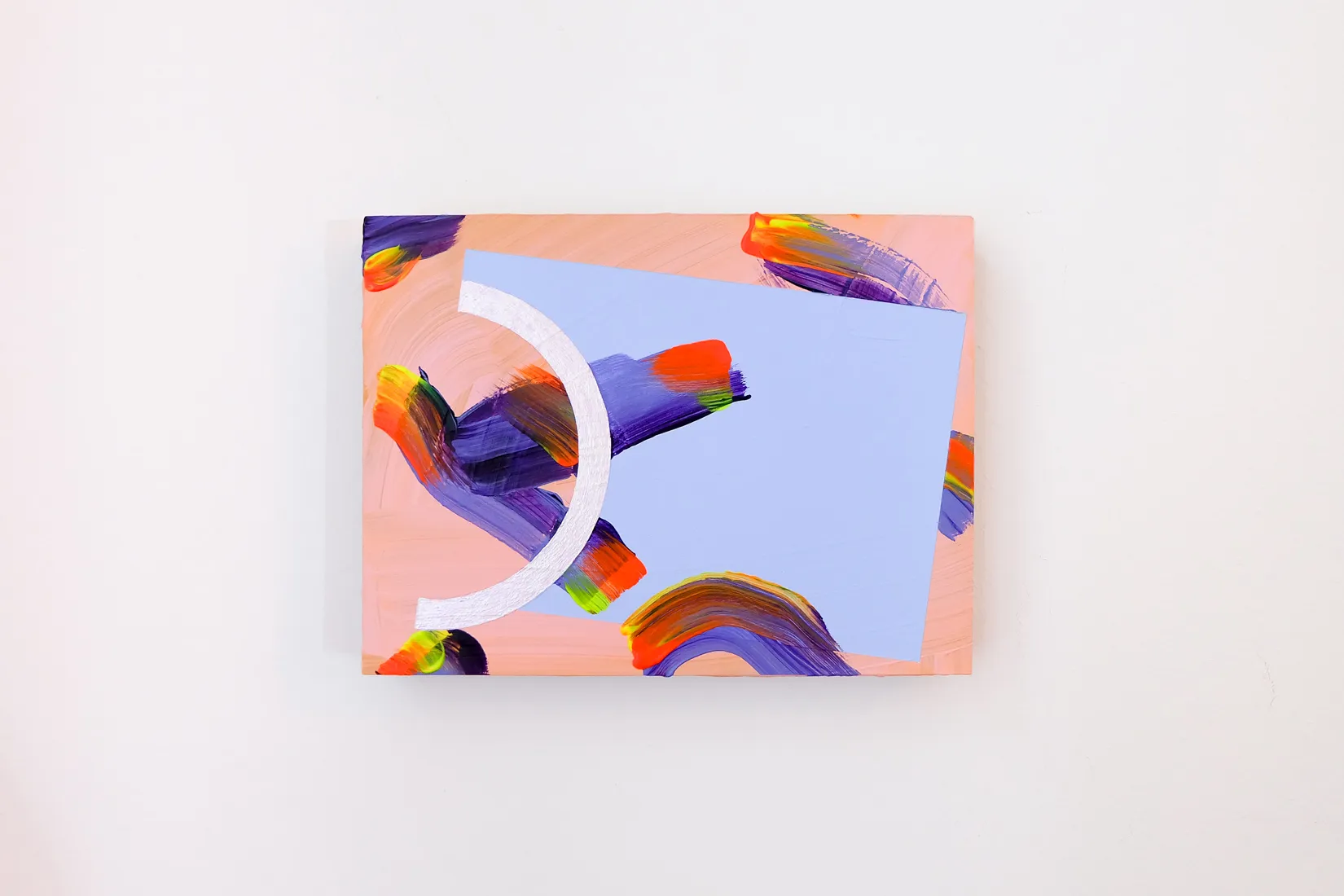 Paper Dragon, acrylic, collage and gouache on panel