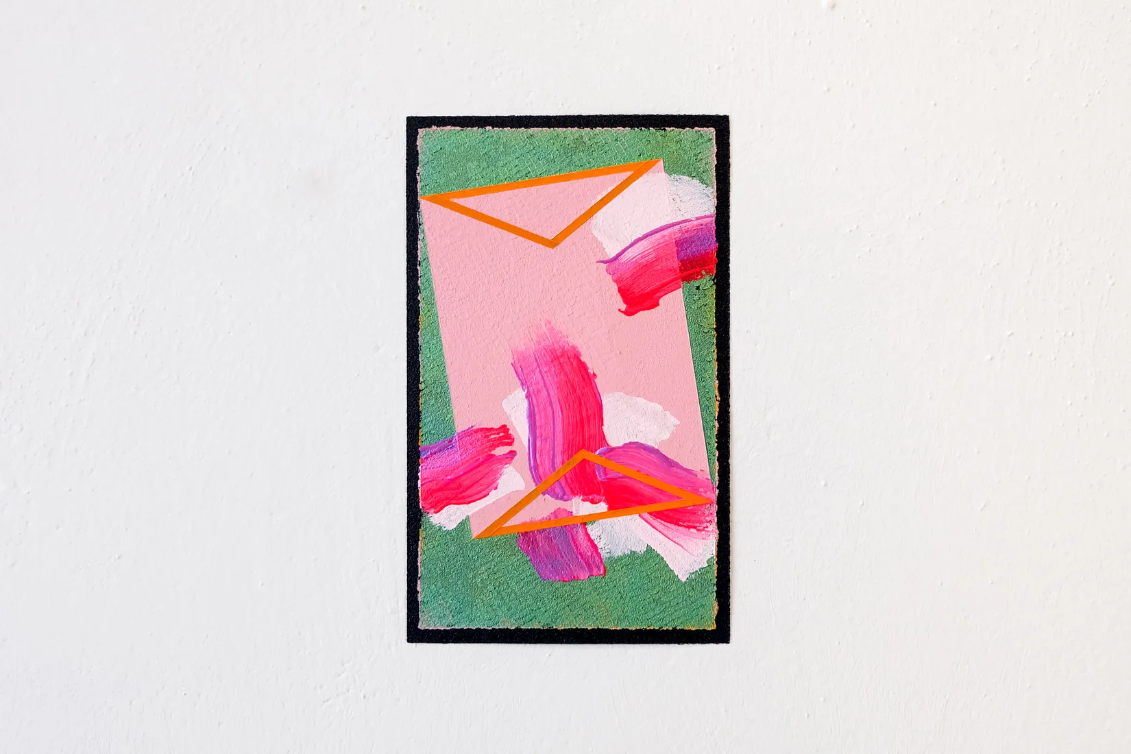 Scales, acrylic on sandpaper