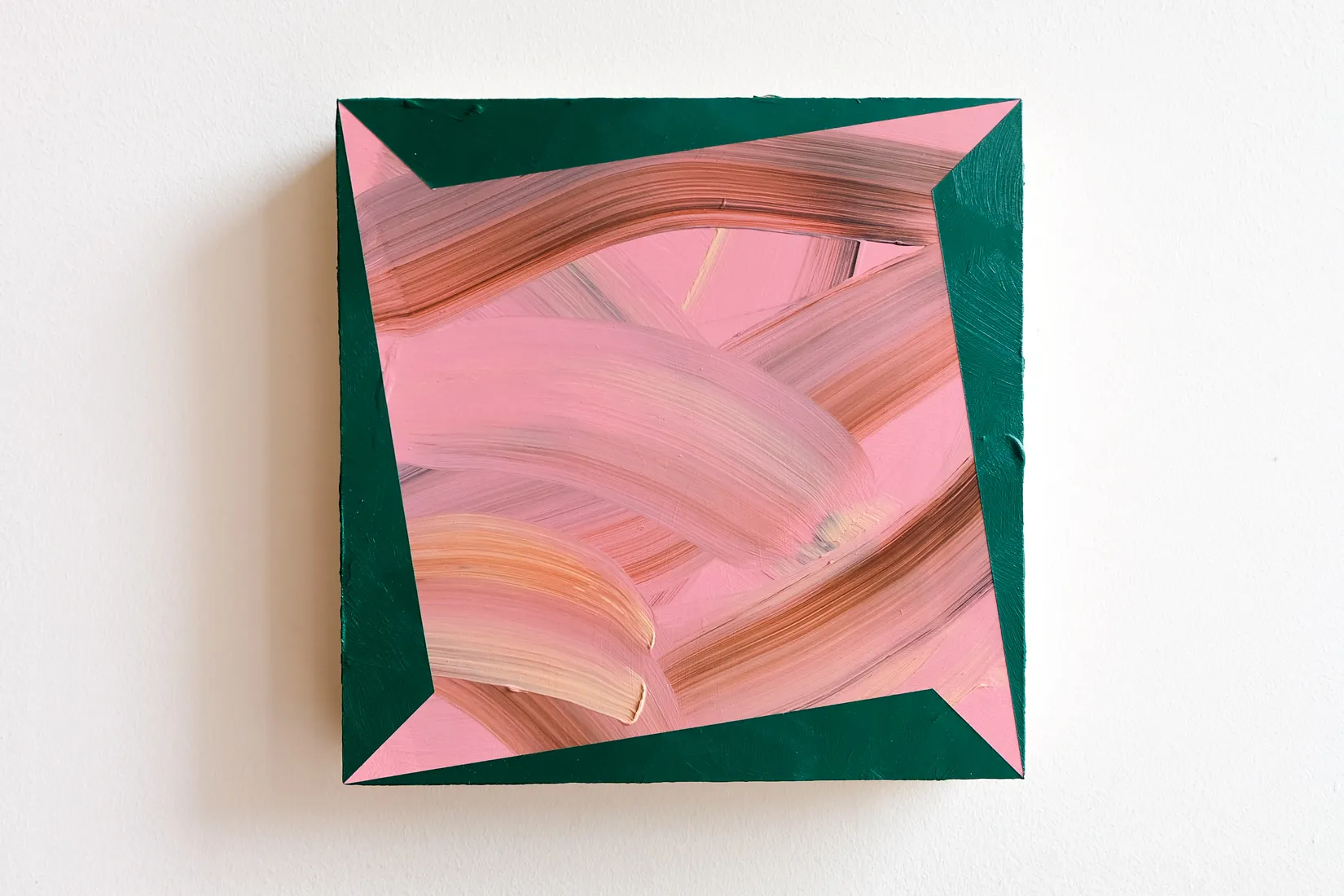 Shuriken, acrylic and emulsion on plywood