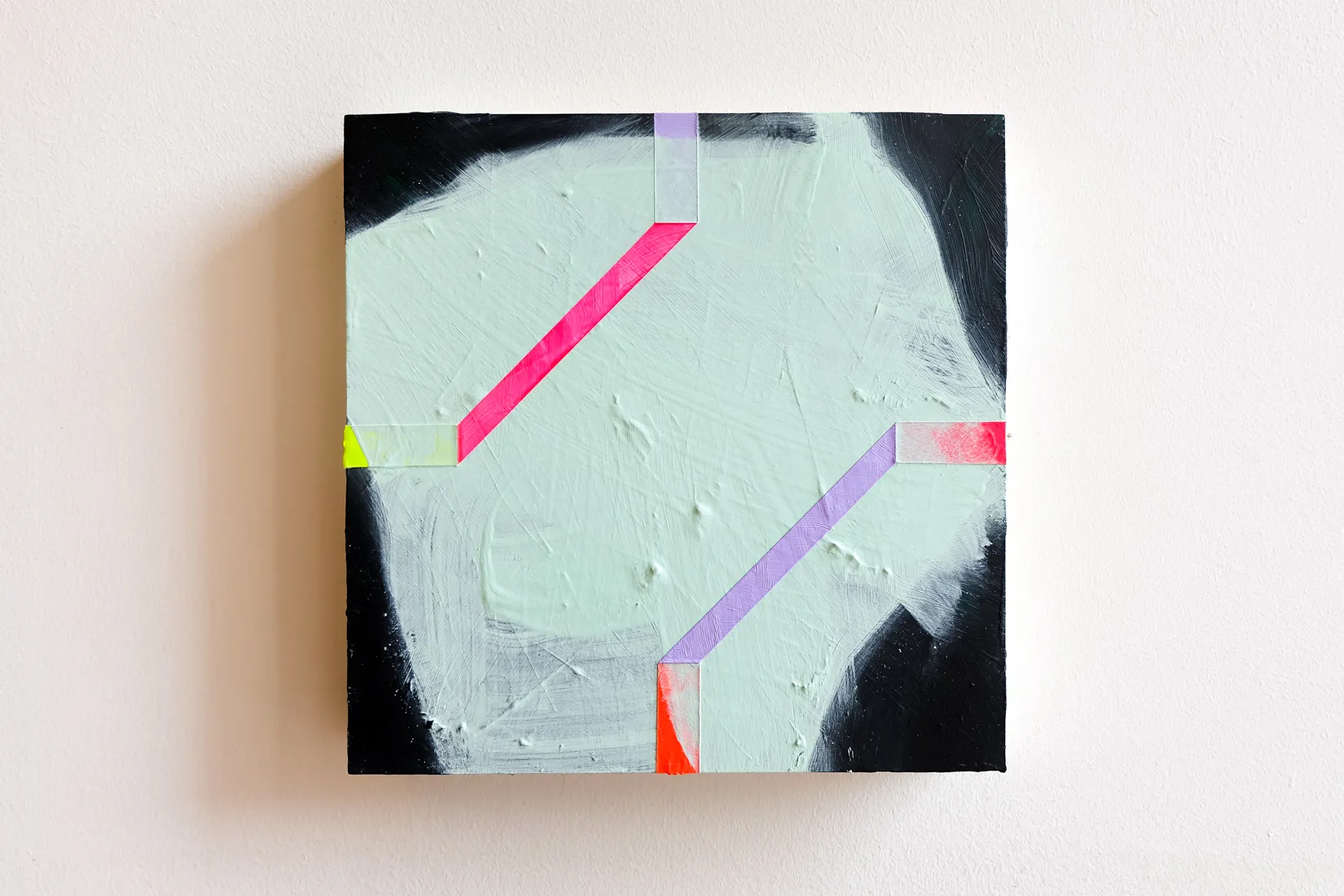 Small Disco, acrylic and emulsion on plywood