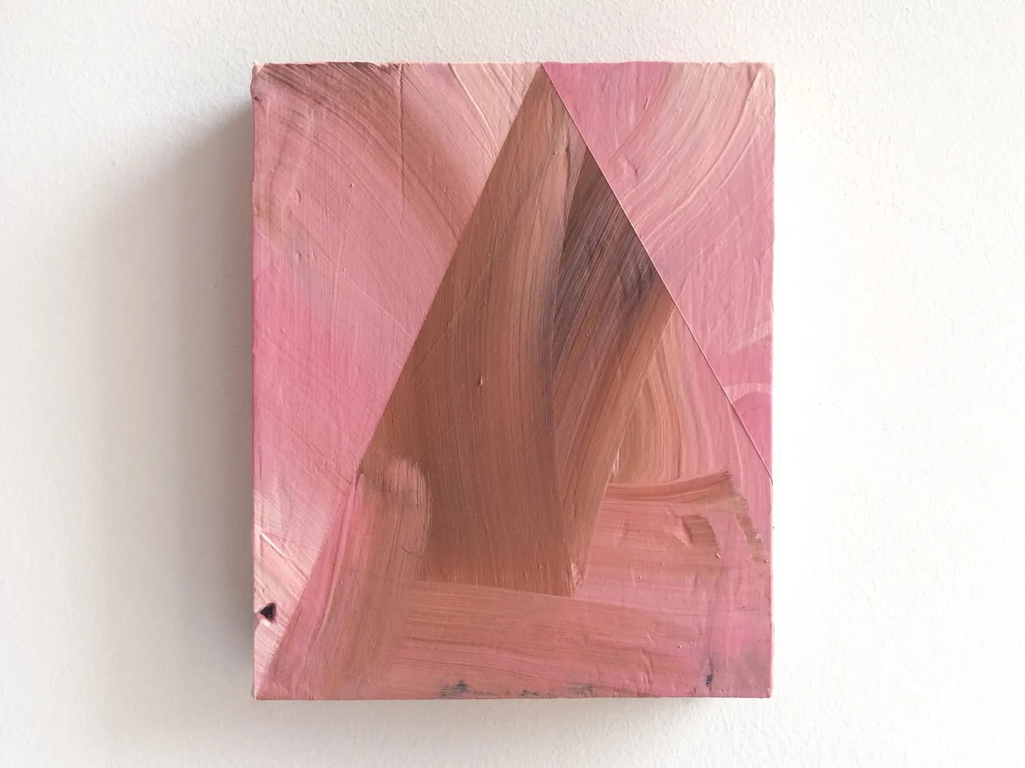 Untitled (B), acrylic and emulsion on found plywood